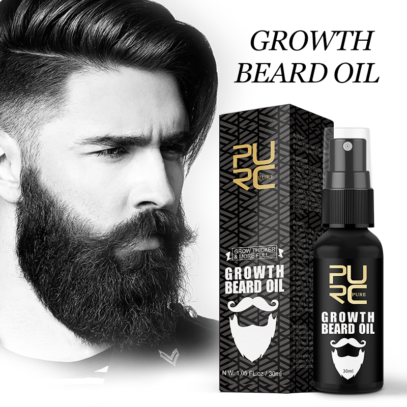 Mens Grooming Treatment - PURC Beard Growth Oil for Men