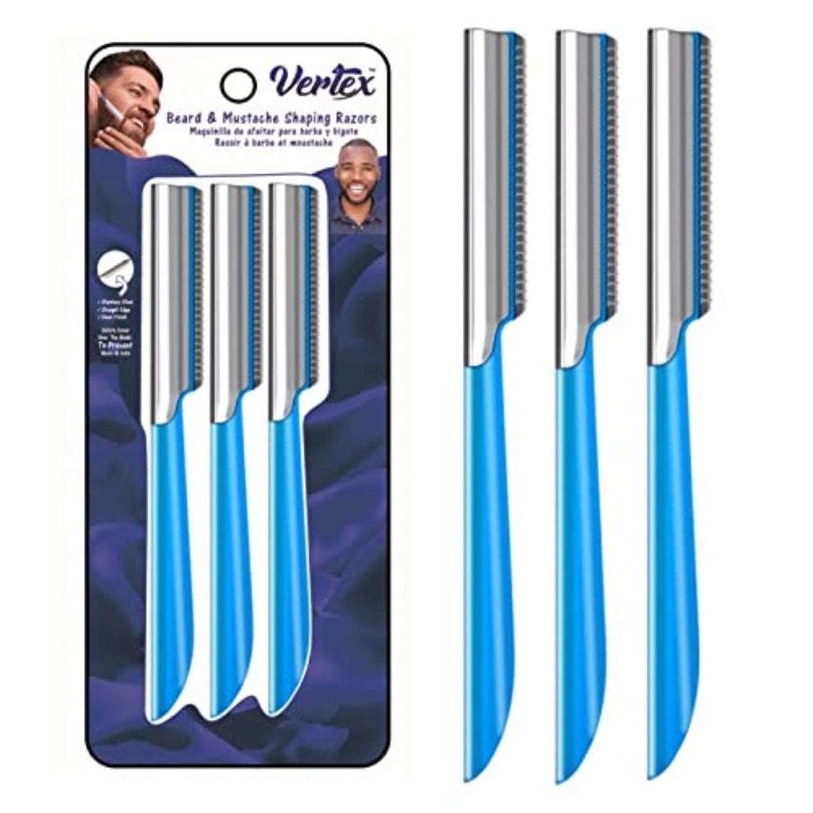 Men'S Grooming Eyebrow Shape - Beard Shaping Razor Tool Mustache Straight