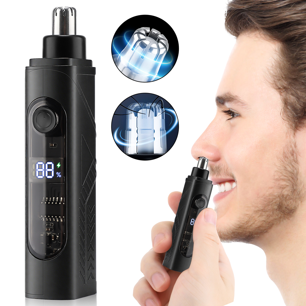 Men'S Grooming Ear Hair - Rechargeable Nose Hair trimmer and Facial