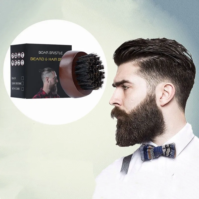 Men'S Beard Grooming - Beard Brush Man Boar Bristles Small
