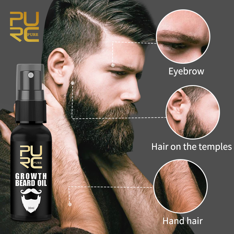 PURC Beard Growth Oil for Men  - Mens Grooming Treatment review and price