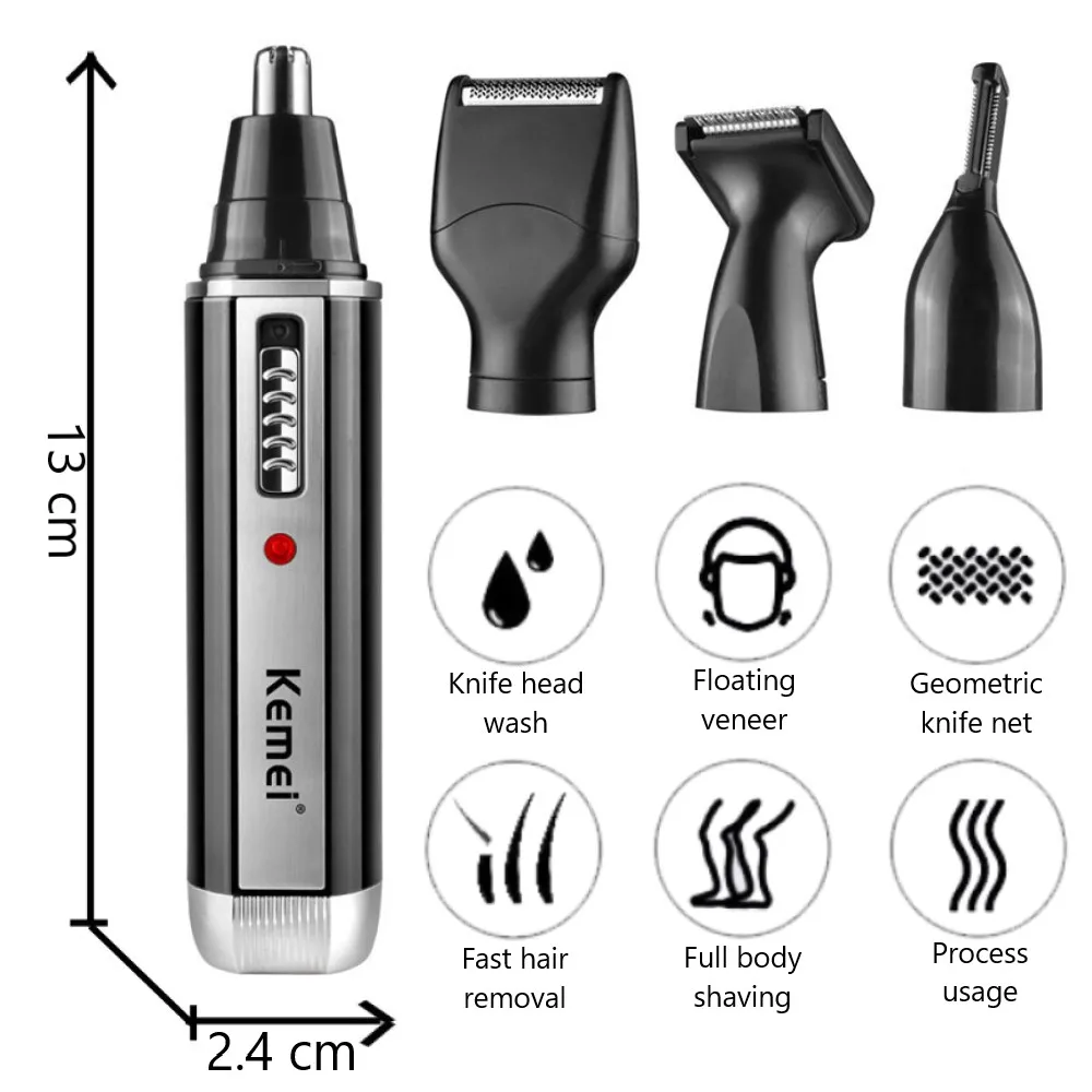 Kemei 4 in 1 trimmer for men E - Men'S Grooming Ear Hair review and price