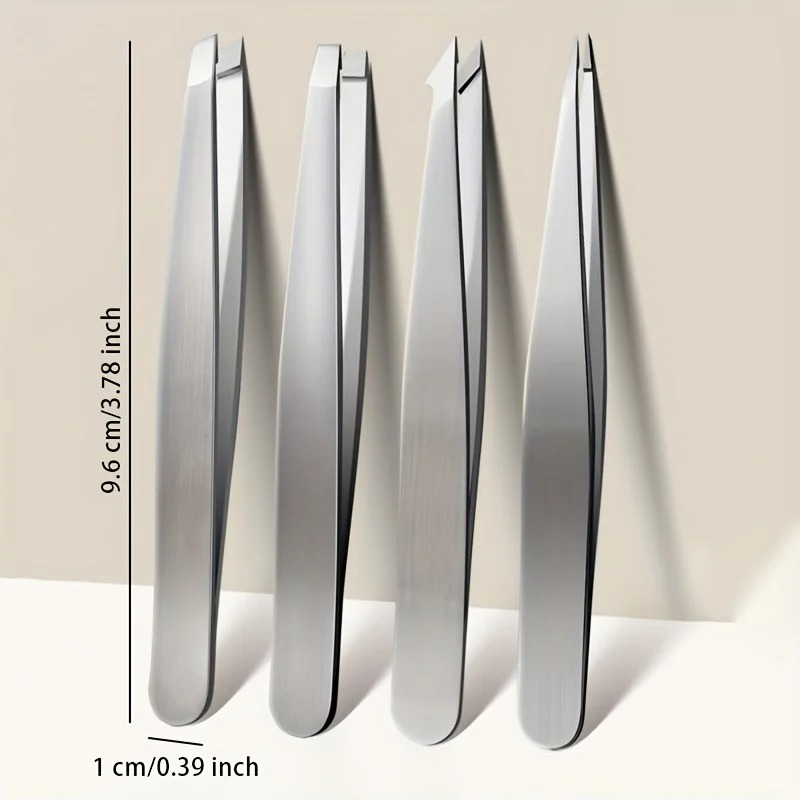 4 Pieces Professional Tweezers - Mens Grooming Treatment review and price