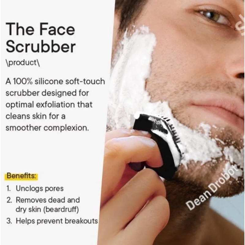 1 Silicone Facial Cleaning Bru - Men'S Beard Grooming review and price
