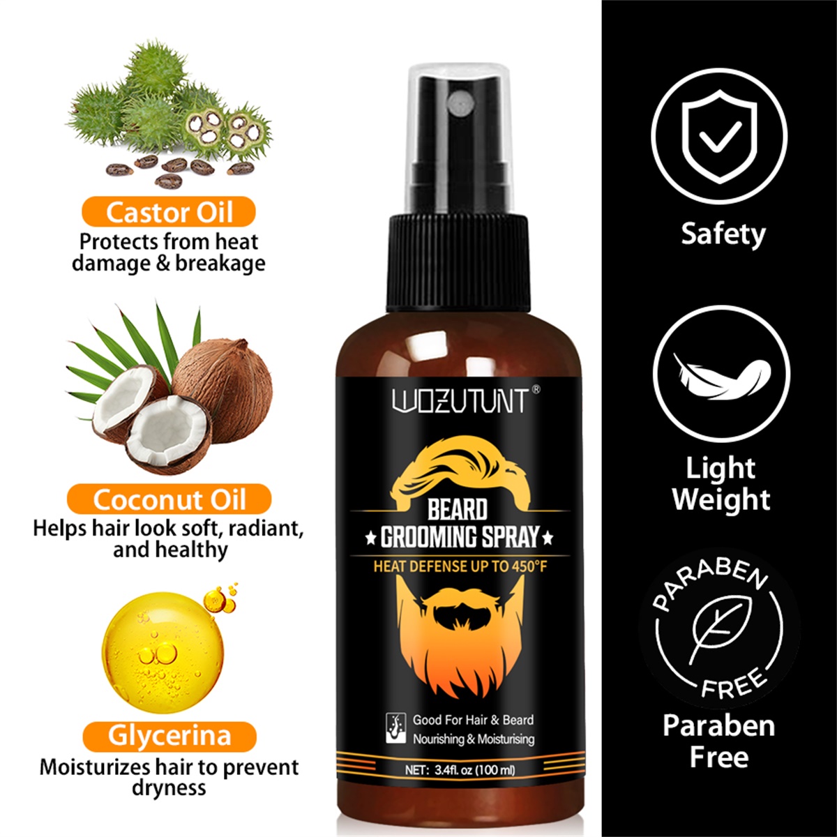 Beard Grooming Spray Protect H - Mens Grooming Treatment review and price