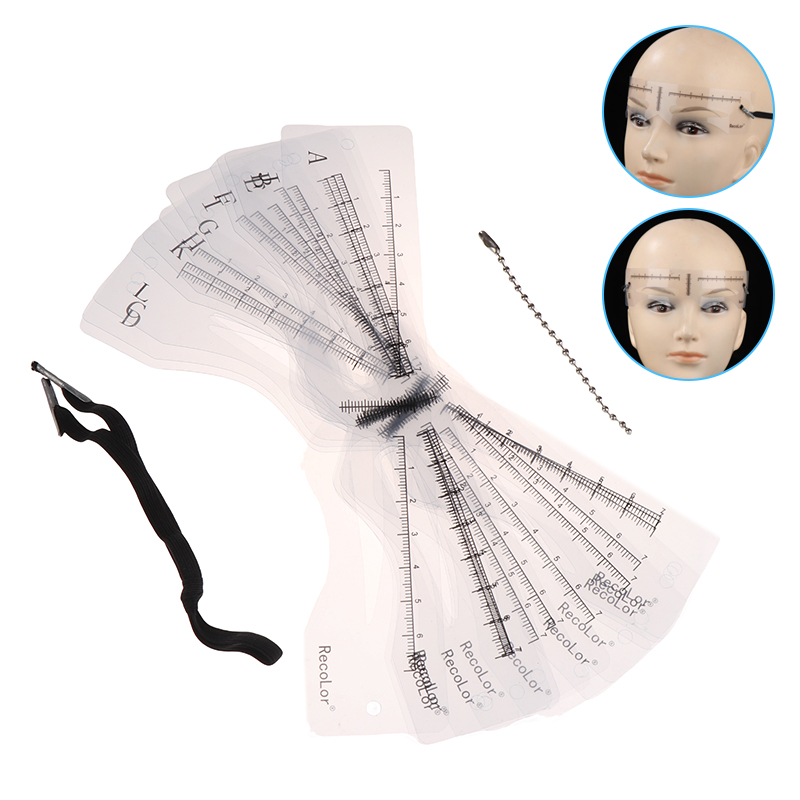 12Pcs Eyebrow Stencil Set Reus - Men'S Grooming Eyebrow Shape review and price