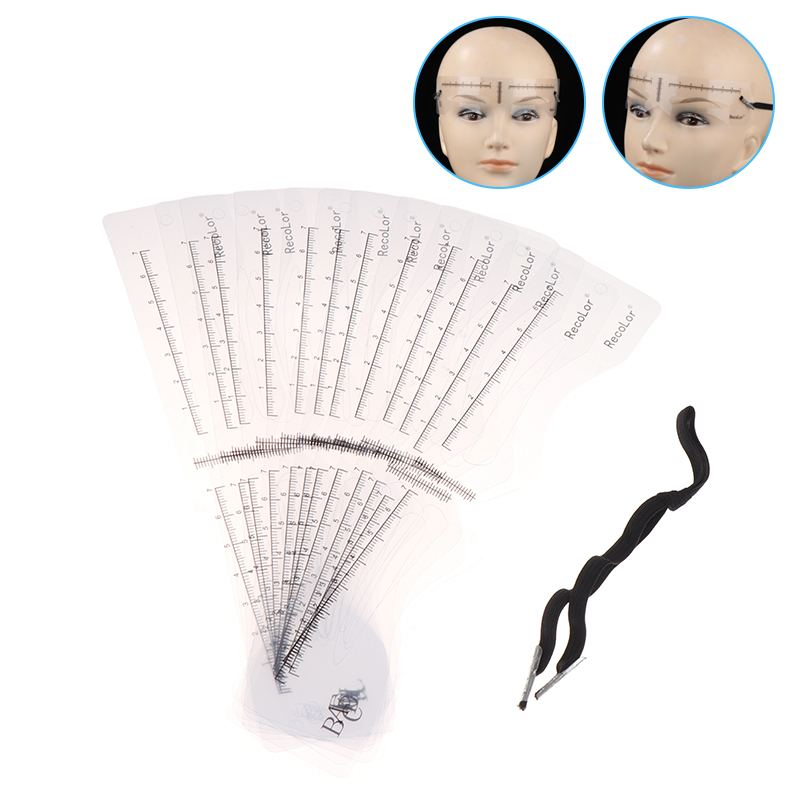 12Pcs Eyebrow Stencil Set Reus - Men'S Grooming Eyebrow Shape review and price