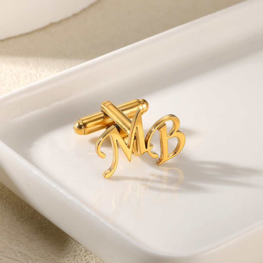 Customized Initial Letter Cuff - Men'S Grooming For Wedding review and price