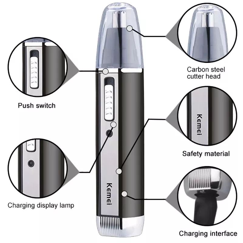Kemei Rechargeable Electric Al - Men'S Grooming Ear Hair review and price