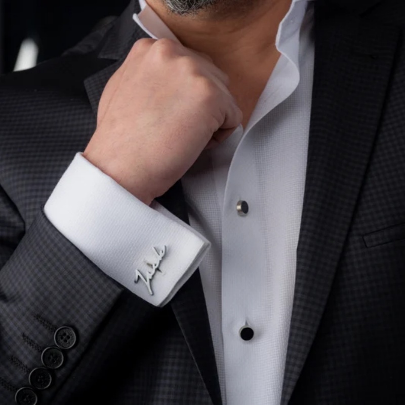 Custom Name Cufflinks 18K Gold - Men'S Grooming For Wedding review and price