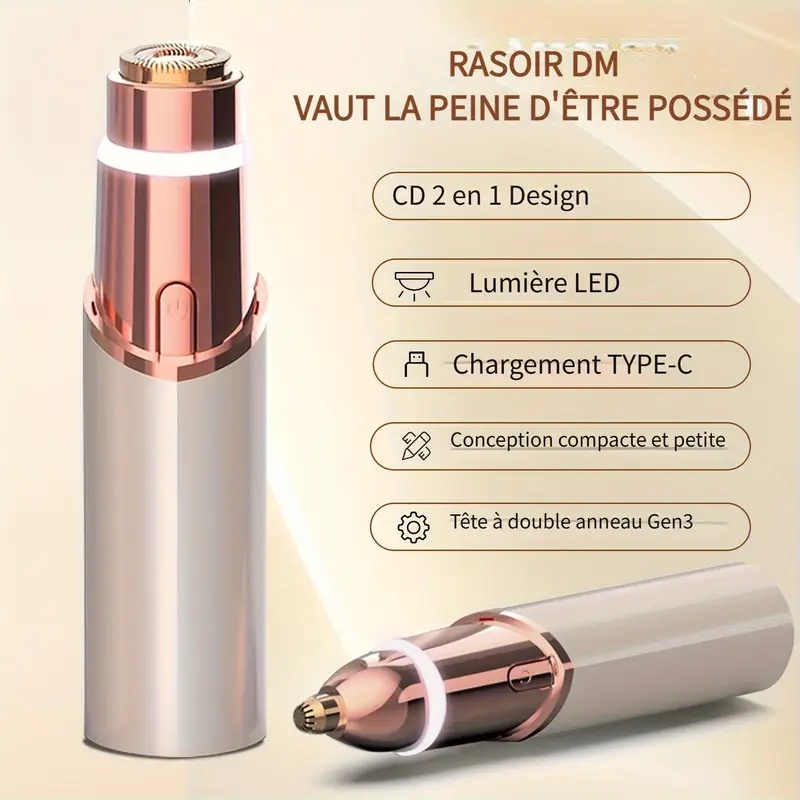 2-in-1 Facial and Eyebrow Trim - Eyebrow Razor Trimmer review and price