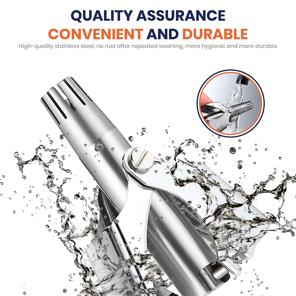 Portable Stainless Steel Manua - Men'S Grooming Ear Hair review and price