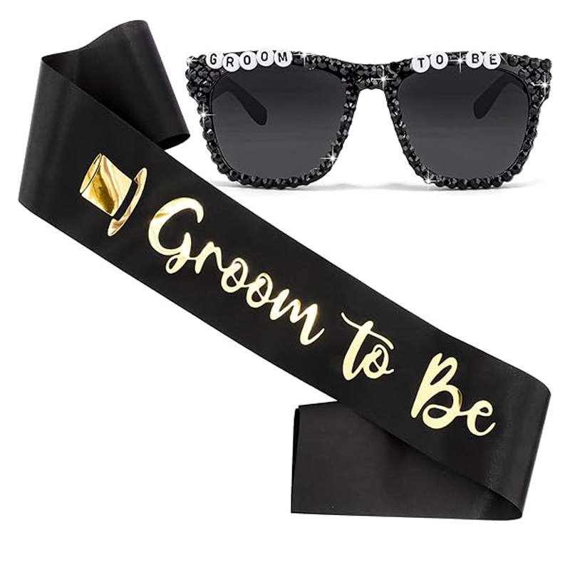 Groom To Be Black Satin Sash R - Men'S Grooming Kits review and price