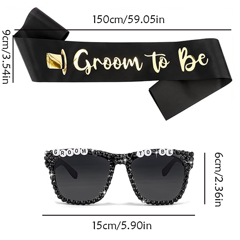 Groom To Be Black Satin Sash R - Men'S Grooming Kits review and price