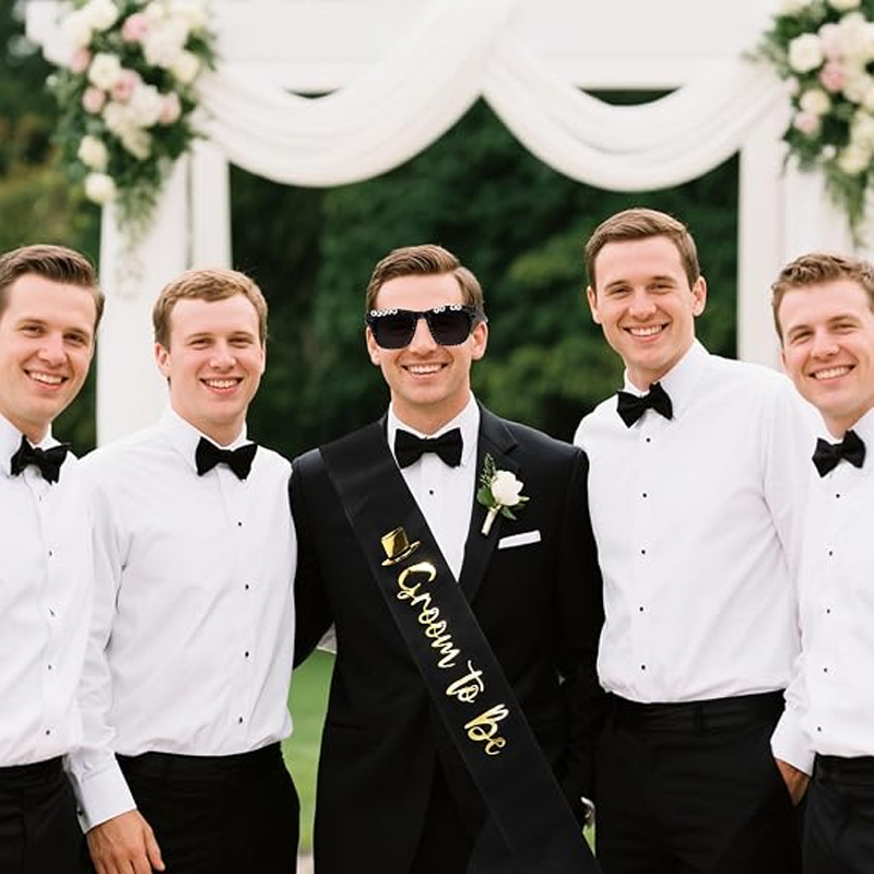 Groom To Be Black Satin Sash R - Men'S Grooming Kits review and price